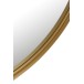 Espelho redondo em metal dourado 110x110x4 cm Espelho redondo em metal dourado 110x110x4 cm