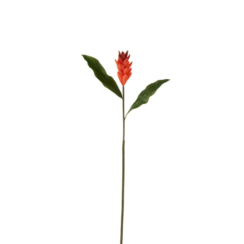 Flores artificiales de lirio de plástico naranja de 94 cm