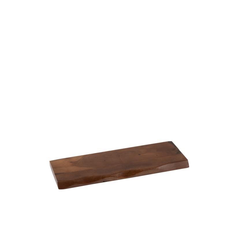 Planche murale en bois marron 70x28x4.5 cm