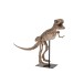 T-rex de resina marrón de 47x13x37 cm