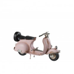 Scooter en miniatura de metal rosa 28.5x10.5x15 cm