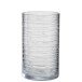 Photophore en verre transparent 13x13x22 cm