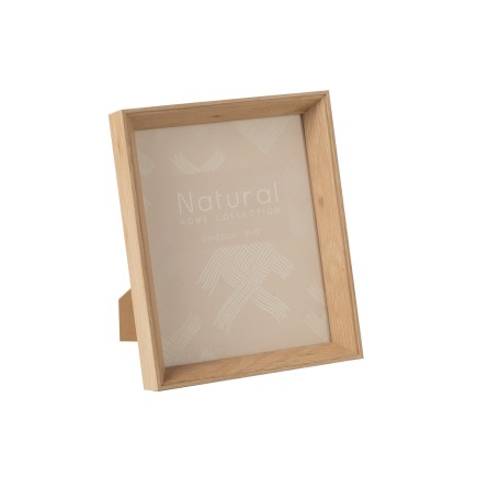Cadre photo 20x25cm en bois naturel 25x30x4 cm