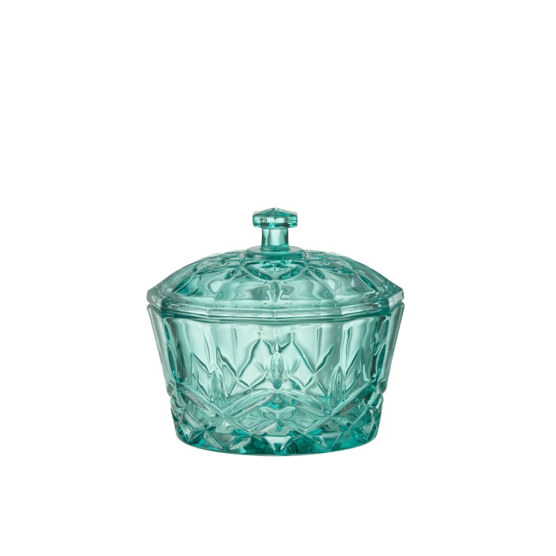 Tarro de vidrio Azur 11x11x10.5 cm