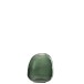 Vase irrégulier en verre vert 10x10x13 cm Vase irrégulier en verre vert 10x10x13 cm