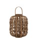 Lanterne cylindrique en bois naturel 31x31x40 cm Lanterne cylindrique en bois naturel 31x31x40 cm