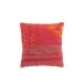 Almofada quadrada com trança em algodão rosa e roxo 44x44cm Almofada quadrada com trança em algodão rosa e roxo 44x44cm