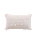Cojín rectangular con encaje de algodón blanco 51x30cm Cojín rectangular con encaje de algodón blanco 51x30cm