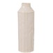 Grand vase en céramique blanc 12x12x35 cm Grand vase en céramique blanc 12x12x35 cm