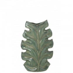 Vase poséidon en céramique vert 31x10x46 cm