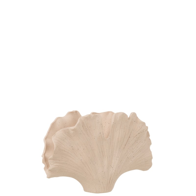 CACHE POT ALGUE SABLE CERAMIQUE BEIGE CACHE POT ALGUE SABLE CERAMIQUE BEIGE
