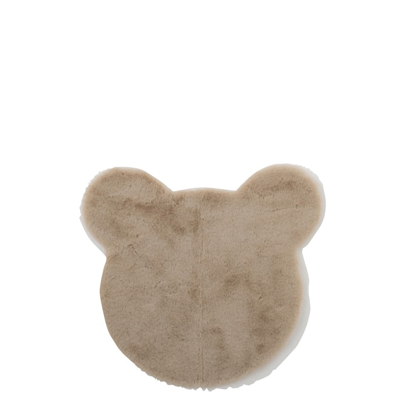 Tapete infantil de tela beige de 57x62.5x1.5 cm