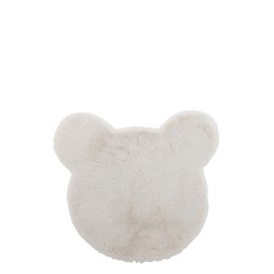 Tapis enfant en textile blanc 57x62.5x1.5 cm