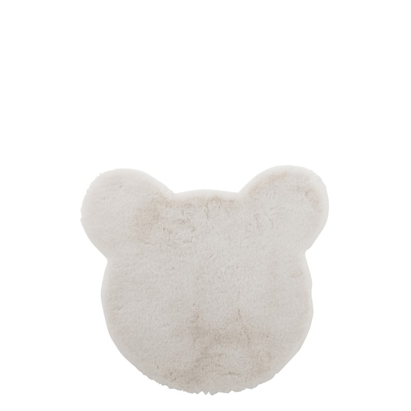 Tapis enfant en textile blanc 57x62.5x1.5 cm