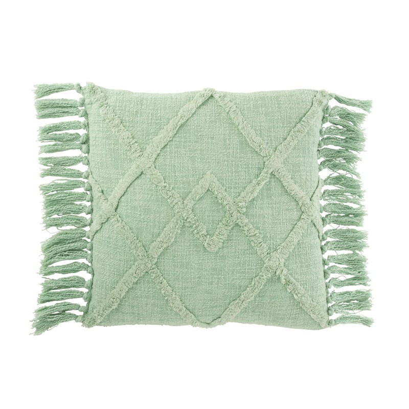 Coussin rectangulaire en polyester Vert menthe 70x52x1cm