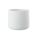 Macetero de cerámica blanco de 19x19x17 cm Macetero de cerámica blanco de 19x19x17 cm