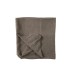 Housse fauteuil et coussins en lin marron 292x137x77cm