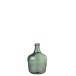 Vase dame jeanne en verre vert 27x27x42.5 cm Vase dame jeanne en verre vert 27x27x42.5 cm