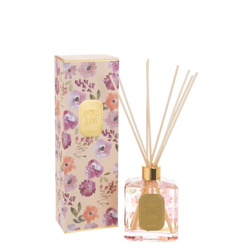 Huile parfumée avec bâtons en Paraffine rose 8x4.5x28 cm Huile parfumée avec bâtons en Paraffine rose 8x4.5x28 cm