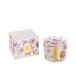 Bougie parfumée hapiness 35H dans pot en verre multicouleur 10x10x7.5 cm Bougie parfumée hapiness 35H dans pot en verre multicouleur 10x10x7.5 cm