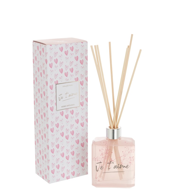 Huile parfumée avec batons senteur mimosa et rose Huile parfumée avec batons senteur mimosa et rose