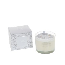 Vela perfumada blanca 30H 10*10*7.5 cm
