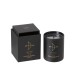 Vela perfumada signo sagitario 50H en tarro de vidrio negro 8x8x9.5 cm