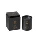 Bougie parfumée signe vierge 50H dans pot en verre noir 8x8x9.5 cm Bougie parfumée signe vierge 50H dans pot en verre noir 8x8x9.5 cm