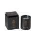 Vela perfumada signo géminis 50H en tarro de vidrio negro 8x8x9.5 cm