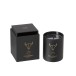 Bougie parfumée signe taureau 50H dans pot en verre noir 8x8x9.5 cm Bougie parfumée signe taureau 50H dans pot en verre noir 8x8x9.5 cm