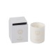 Vela perfumada signo de león 50H en tarro de vidrio blanco 8x8x9.5 cm