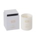 Vela perfumada con signo de pez 50H en tarro de vidrio blanco 8x8x9.5 cm