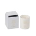 Vela perfumada signo Acuario 50H en tarro de vidrio blanco 8x8x9.5 cm