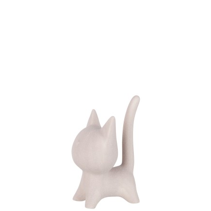 CHAT FELIX CERAMIQUE ROSE CLAIR LARGE