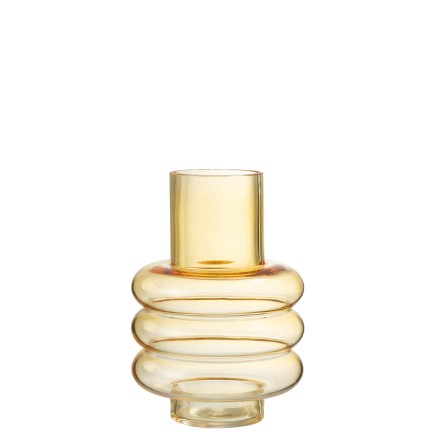 VASE LIMA VERRE OCRE SMALL