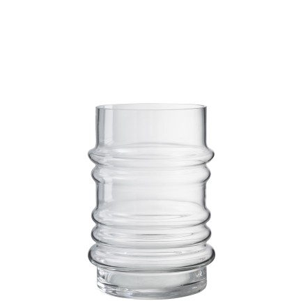 VASE BORD VERRE TRANSPARENT LARGE
