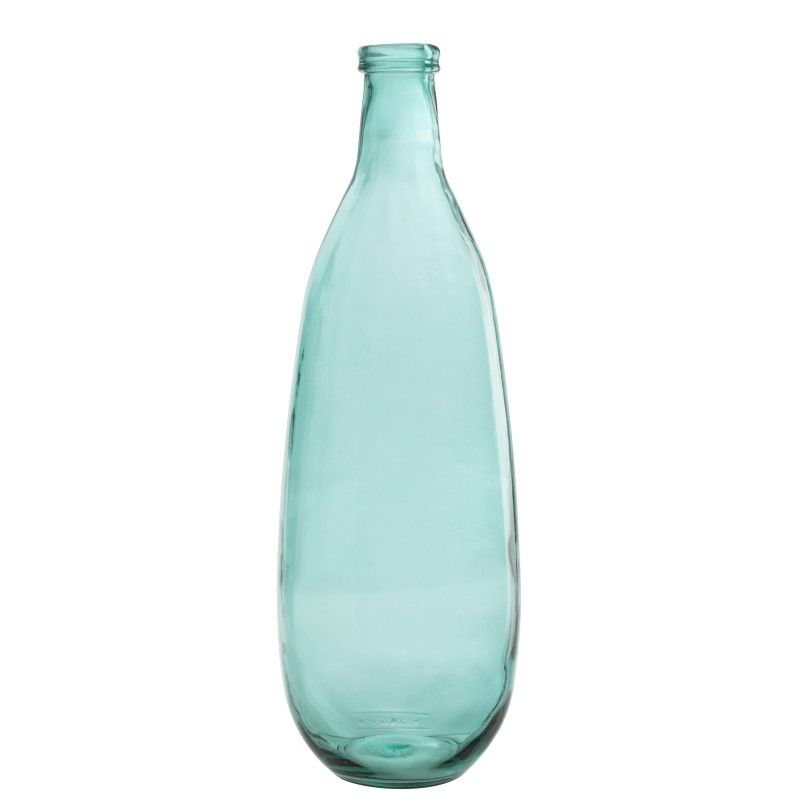 Bouteille de verre bleu 5 litres