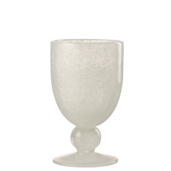 Verre à vin en verre blanc H15cm