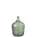 Vaso garrafa de vidro verde 37x37x56,5 cm Vaso garrafa de vidro verde 37x37x56,5 cm