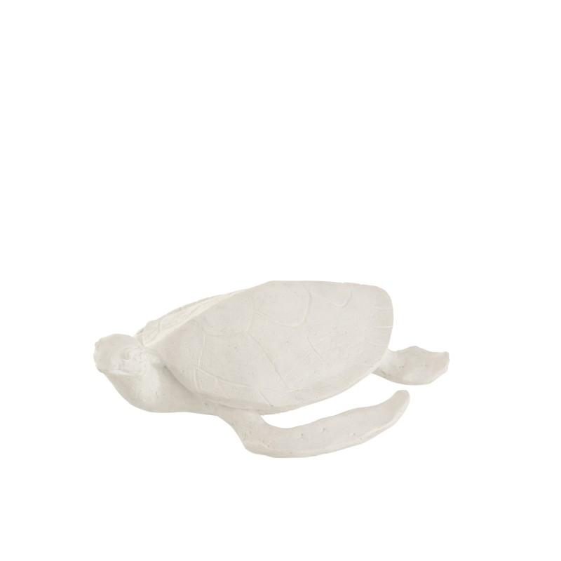 TORTUE RESINE BLANC SMALL