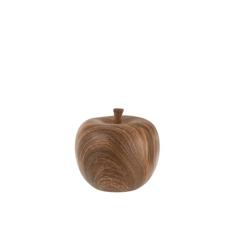 Manzana decorativa de resina natural 17x17x15.5 cm