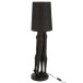 Lampe en résine noir 21x21x89.5 cm Lampe en résine noir 21x21x89.5 cm