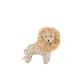 Lion en resina natural 24x15x21 cm