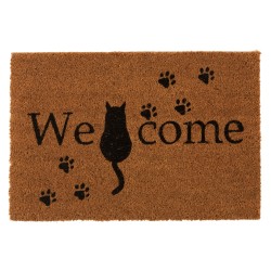 Paillasson Chat Welcome
