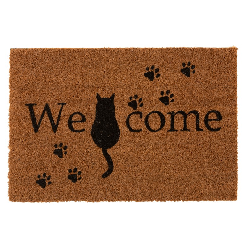 Paillasson Chat Welcome
