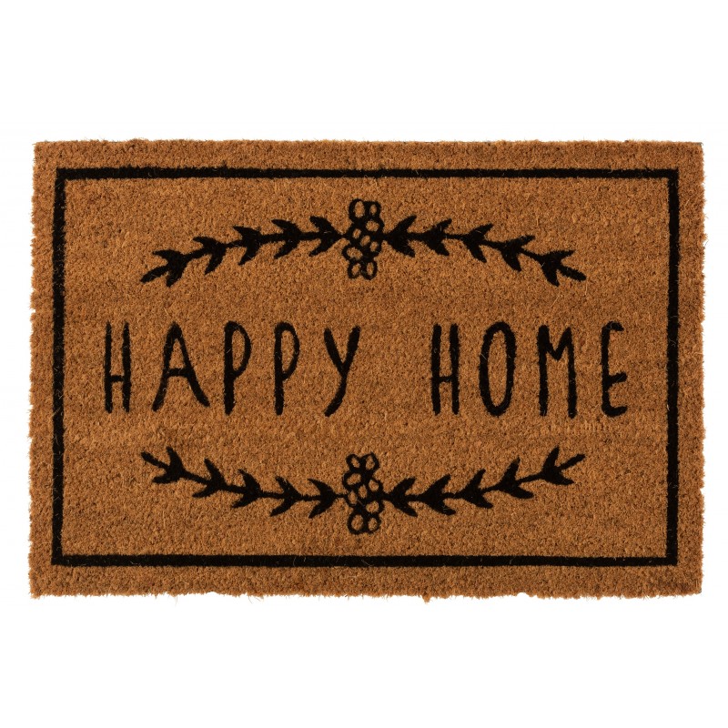 Paillasson texte "HAPPY HOME"