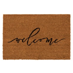 Paillasson avec inscription welcome