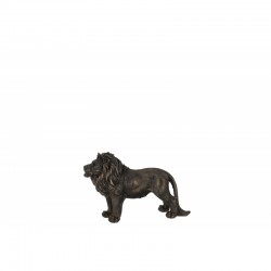 Lion en résine Bronze 32.5x10x20.5 cm