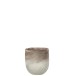 Photophore en verre gris 12.5x12.5x15 cm Photophore en verre gris 12.5x12.5x15 cm