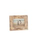 Marco de fotos de 10x15 cm en madera beige de 22.5x17.5x2.5 cm
